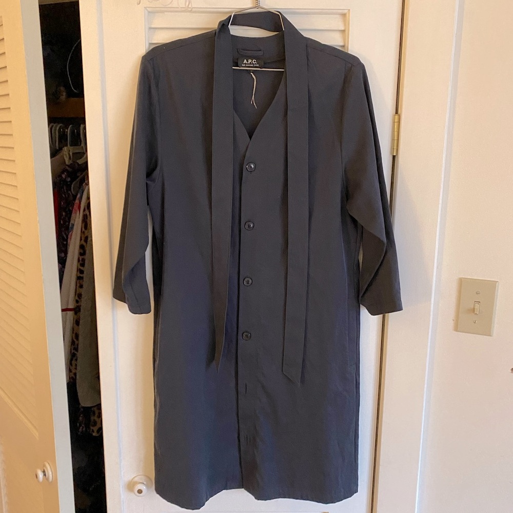 A.P.C belted shirt dress